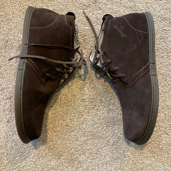 Mens barefoot chukka boots - brown suede size 13 (47 EU) - Picture 5 of 7